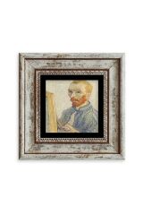 Van Gogh Çerçeveli Taş Tablo 20 cm