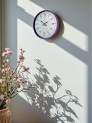 Zentime 36 Cm Mor Dekoratif Duvar Saati