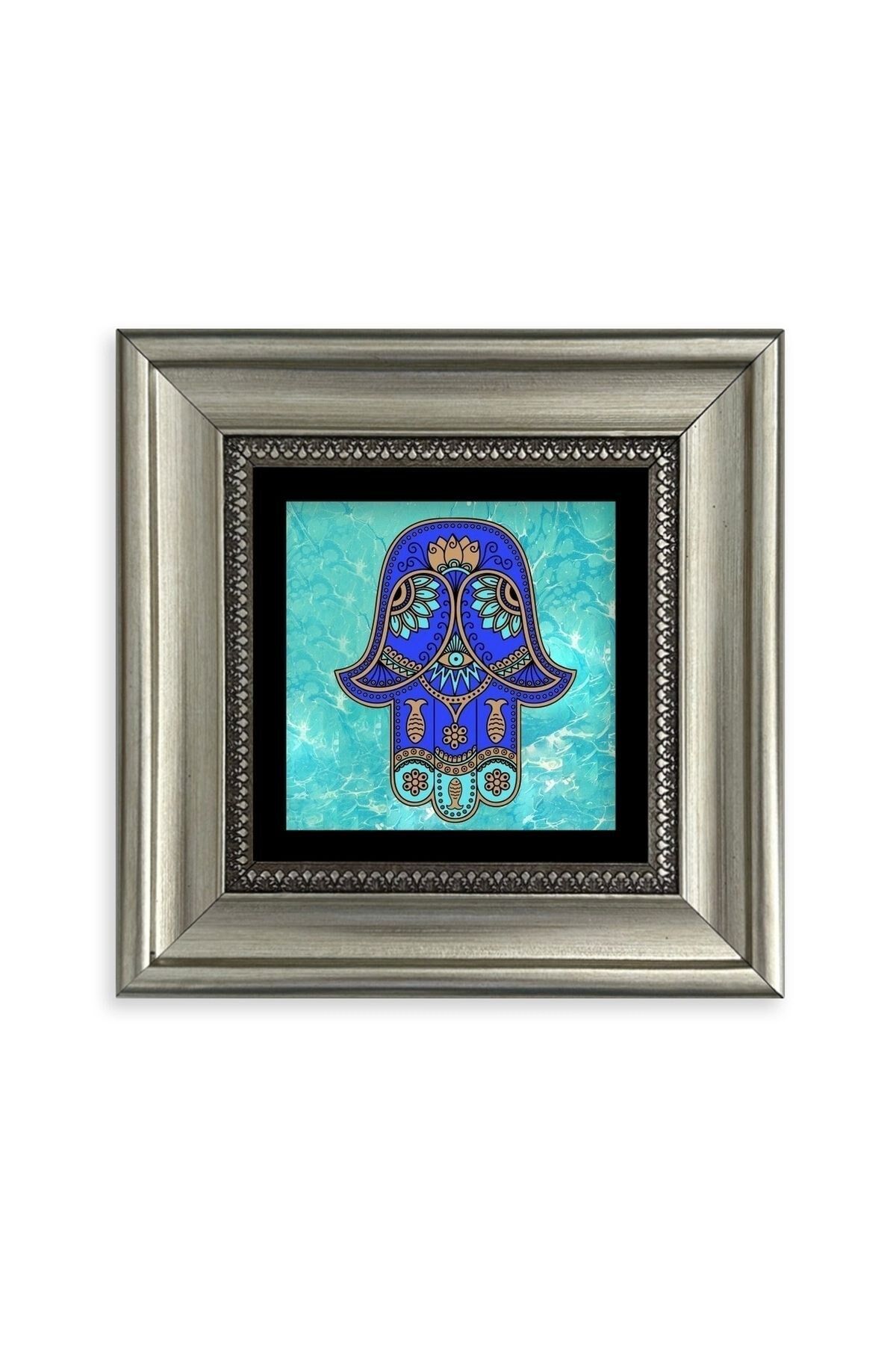 Fatma Ana Eli Çerçeveli Taş Tablo 20 cm