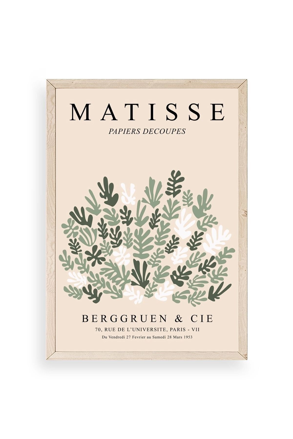 Matisse Ahşap Çerçeveli Tablo 30 x 42