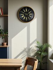 Zentime 36 Cm Kahverengi Duvar Saati