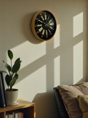 Zentime 36 Cm Kahverengi Duvar Saati