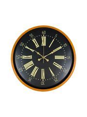 Zentime 36 Cm Turuncu Dekoratif Duvar Saati