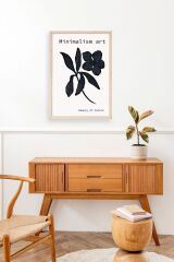 Çiçek Ahşap Çerçeveli Tablo 17 x 23