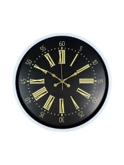 Zentime 36 Cm Beyaz Dekoratif Duvar Saati