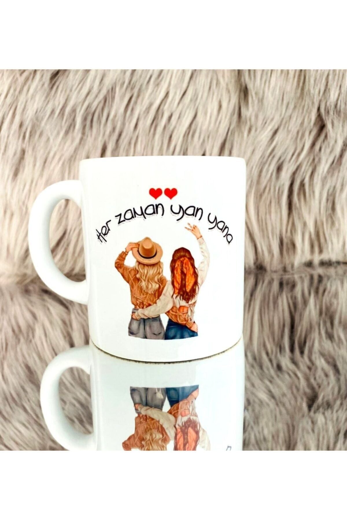 Her Zaman Yan Yana Baskılı Kupa