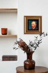 Van Gogh Çerçeveli Taş Tablo 20 cm