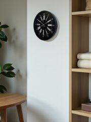 Zentime 36 Cm Siyah Dekoratif Duvar Saati