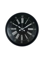 Zentime 36 Cm Siyah Dekoratif Duvar Saati