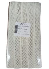 Dantel Polyester Güpür Bant Krem 14,50 Metre En 3 cm ON-1652-KR