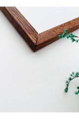 Kahve Köşesi The Coffee Guide Ahşap Çerçeve Beyaz Zemin 30 x 42