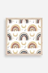 Gökkuşağı Ahşap Çerçeveli Tablo 23 x 23