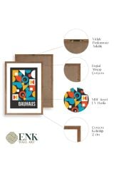 Modern Ahşap Çerçeveli Tablo 30 x 42