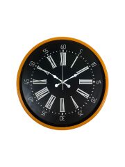 Zentime 36 Cm Turuncu Dekoratif Duvar Saati