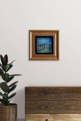Van Gogh Çerçeveli Taş Tablo 20 cm