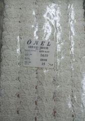 Dantel Polyester Güpür Bant Krem 15 Metre En 6 cm ON-1639-KR