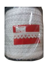Çamaşır Lastiği Dantelli 1 cm 1 Metre Beyaz 1. Model