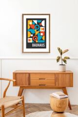 Modern Ahşap Çerçeveli Tablo 17 x 23