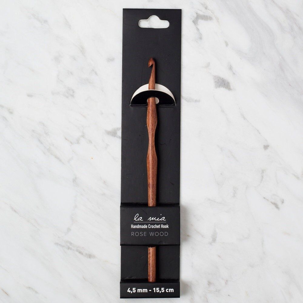 La Mia Rosewood 4.5 mm 15.5 cm Ahşap Yün Tığ