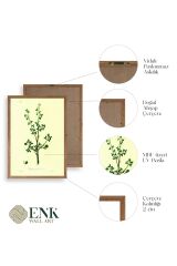 Yapraklar Ahşap Çerçeveli Tablo 50 x 70