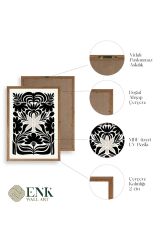 Desen Ahşap Çerçeveli Tablo 30 x 42