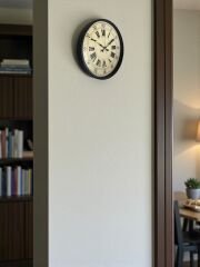 Zentime 36 Cm Siyah Dekoratif Duvar Saati