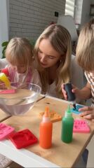 Magic Water Elf Aqua Gel Sihirli su oyuncak seti 5 renk jel şişe 6 kalıp