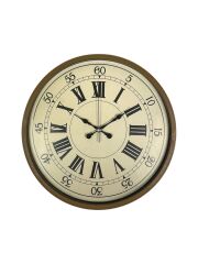 Zentime 36 Cm Kahverengi Dekoratif Duvar Saati