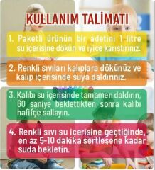 Magic Water Elf Aqua Gel Sihirli su oyuncak seti 5 renk jel şişe 6 kalıp