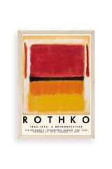 Rothko Ahşap Çerçeveli Tablo 23 x 30