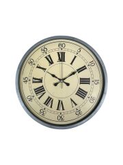 Zentime 36 Cm Gri Dekoratif Duvar Saati