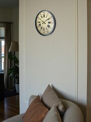 Zentime 36 Cm Gri Dekoratif Duvar Saati