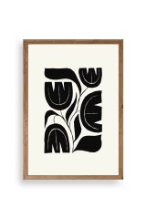 Çiçek Ahşap Çerçeveli Tablo 23 x 30