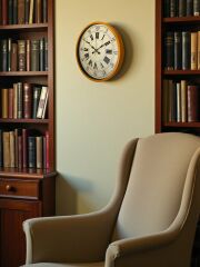 Zentime 36 Cm Turuncu Dekoratif Duvar Saati