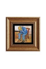 Van Gogh Çerçeveli Taş Tablo 20 cm