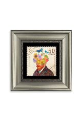 Van Gogh Çerçeveli Taş Tablo 20 cm