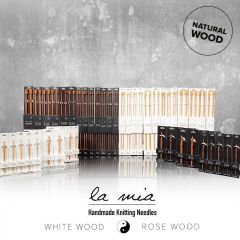 La Mia Whitewood 10 mm 36 cm Ahşap Örgü Şişi