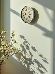 Zentime 36 Cm Sarı Dekoratif Duvar Saati