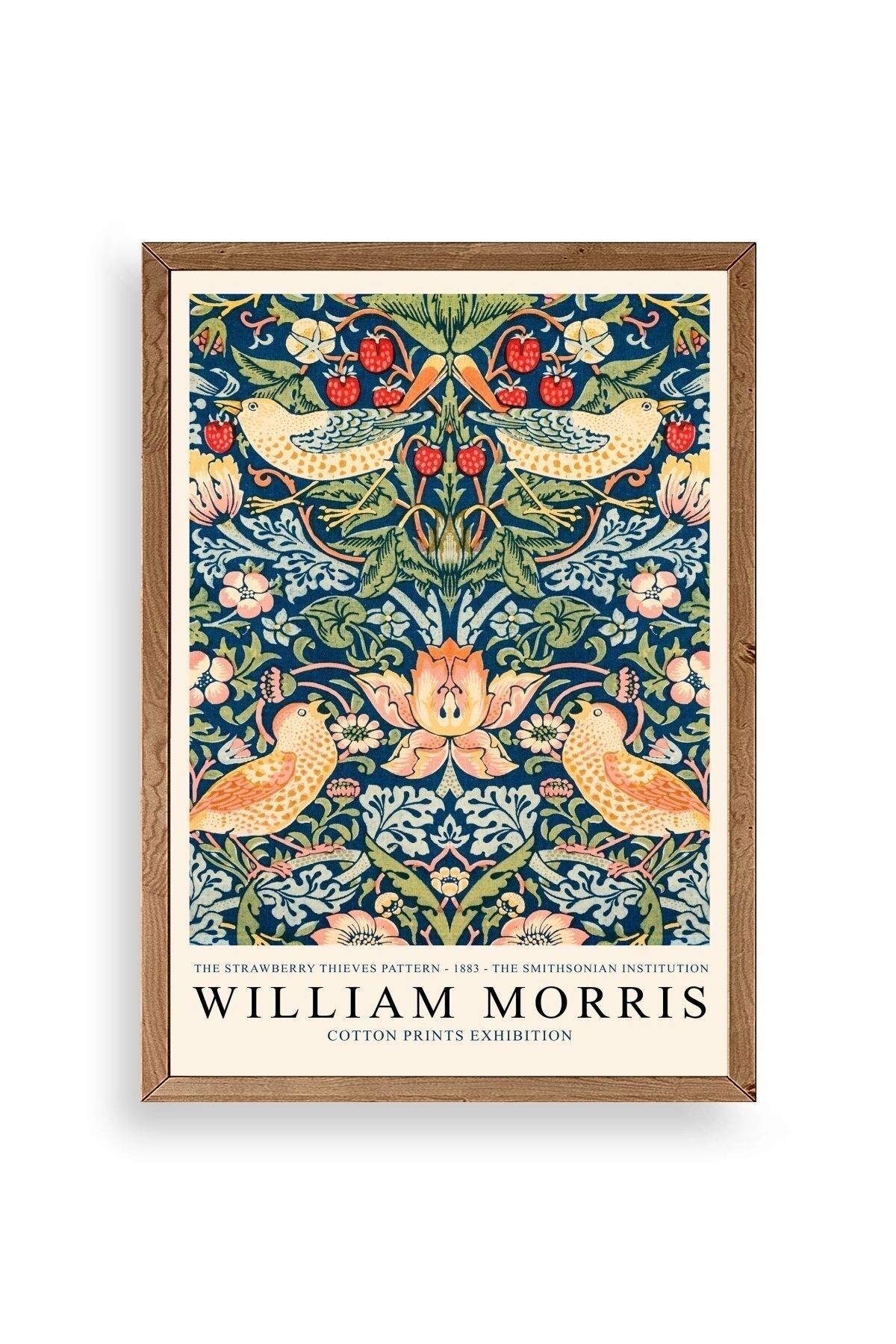 William Morris Ahşap Çerçeveli Tablo 50 x 70