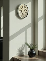 Zentime 36 Cm Sarı Dekoratif Duvar Saati