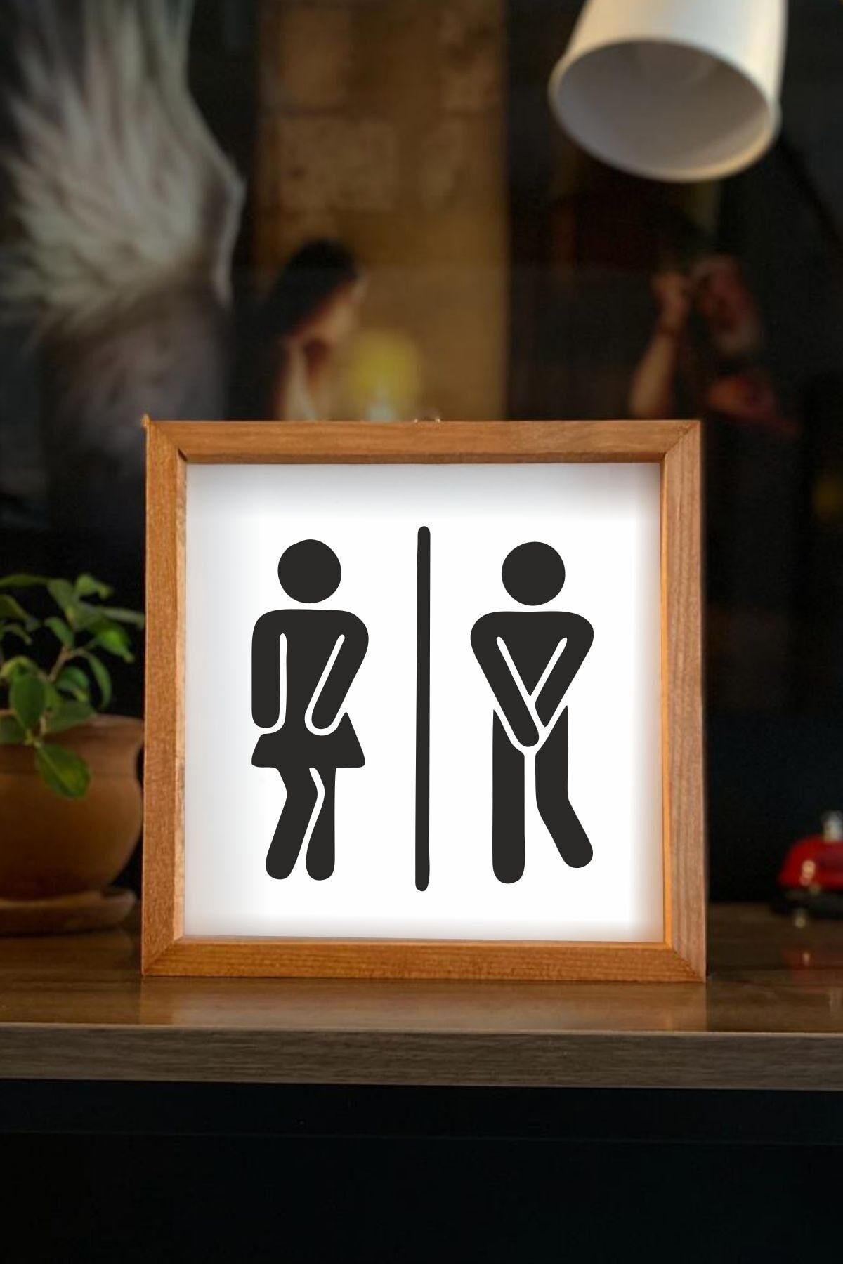 Banyo Be Quick Ahşap Çerçeveli 23 x 23